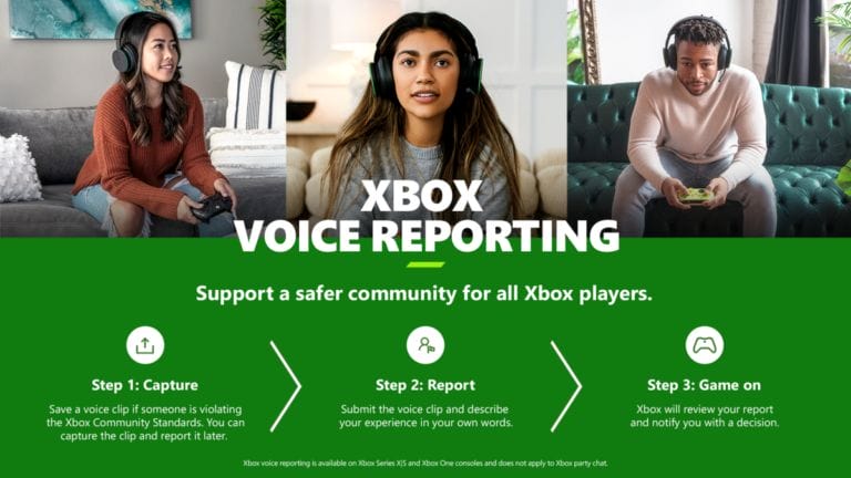 La Segnalazione Vocale Reattiva arriva su Xbox