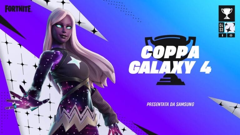 Coppa 4 di Fortnite su Android con Skin Galassia GRATIS
