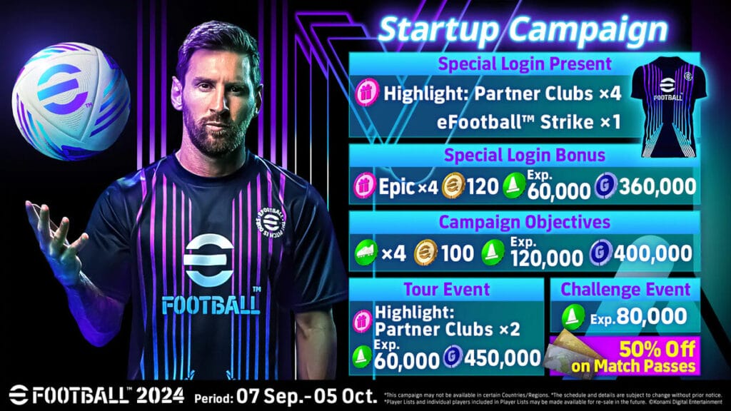 Come ottenere le ricompense GRATIS per eFootball 2024