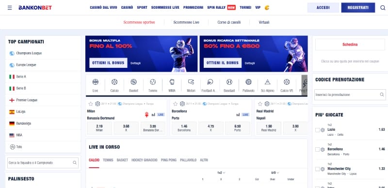 Top bookmaker Bankonbet