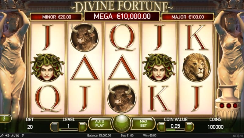 La slot più pagante Divine Fortune