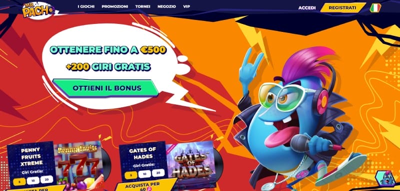 Casinò online dal vivo MrPacho