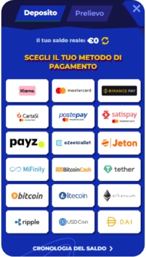 Deposito mobile MrPacho