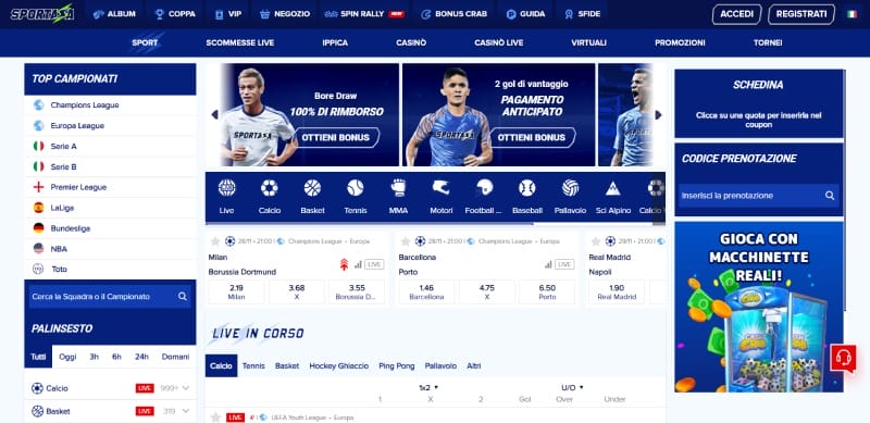 Top bookmaker Sportaza