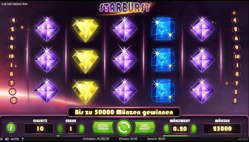 Migliore Slot Starburst