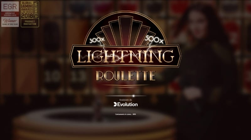 Lightning Roulette Evolution Gaming
