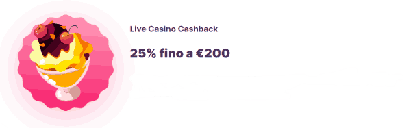Nomini Live casino cashback