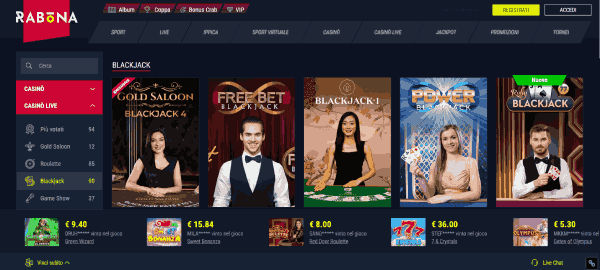 Rabona giochi da tavolo