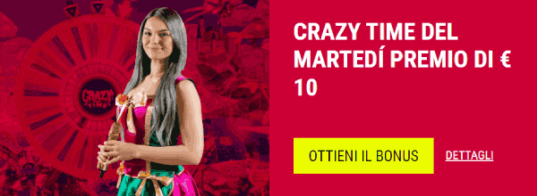 Rabona Crazy Time del martedì