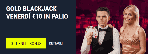 Rabona Gold blackjack venerdì