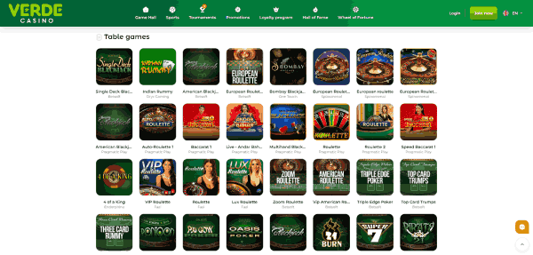 Verde Giochi da tavolo