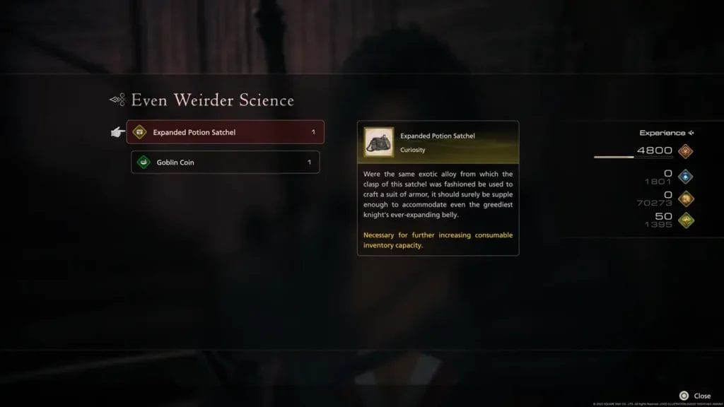 Guida all'espansione dell'inventario in Final Fantasy 16