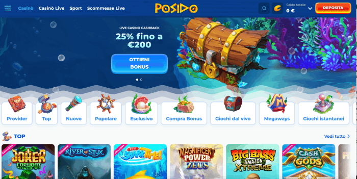 Gioca al casinò a pagamento immediato Italia