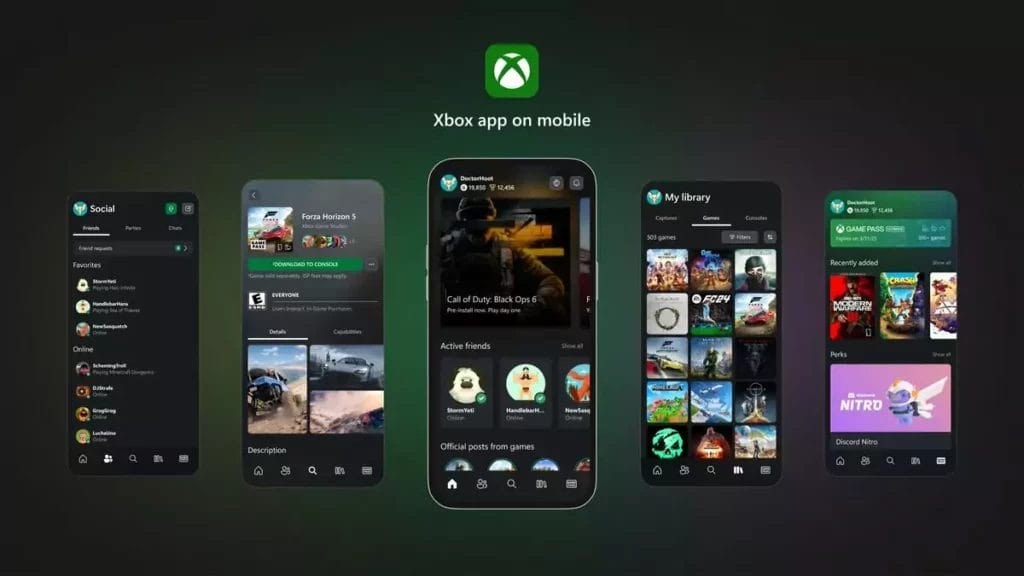 Disponibile l'app Xbox unificata su Mobile