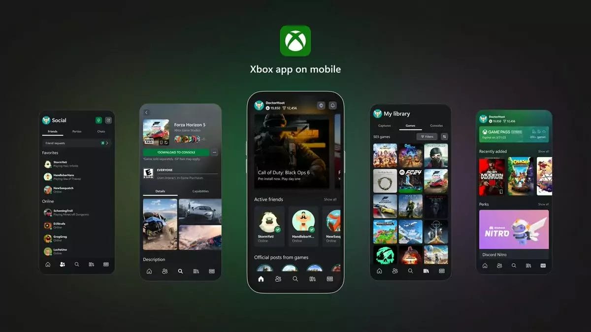 Xbox: Disponibile una nuova App unificata su Mobile