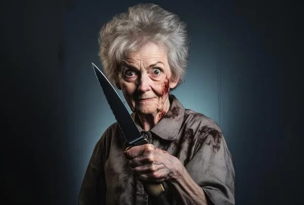 Donna cerca di accoltellare un videogiocatore