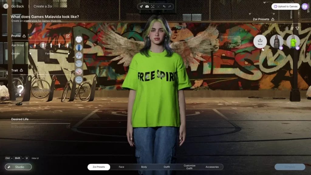 Guida per creare vestiti in inZOI