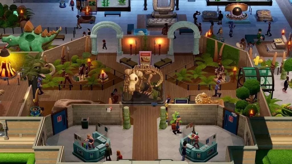 Guida alla personalizzazione in Two Point Museum