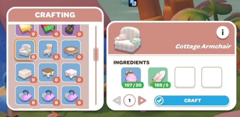 Come ottenere i mobili Cottage in Hello Kitty Island Adventure