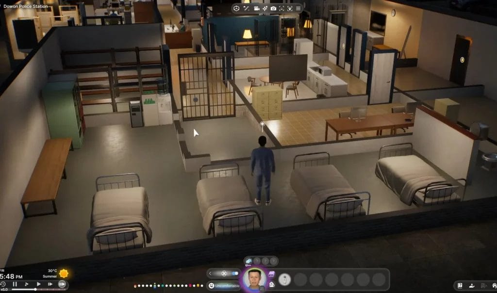 Come entrare ed uscire dalla prigione in inZOI