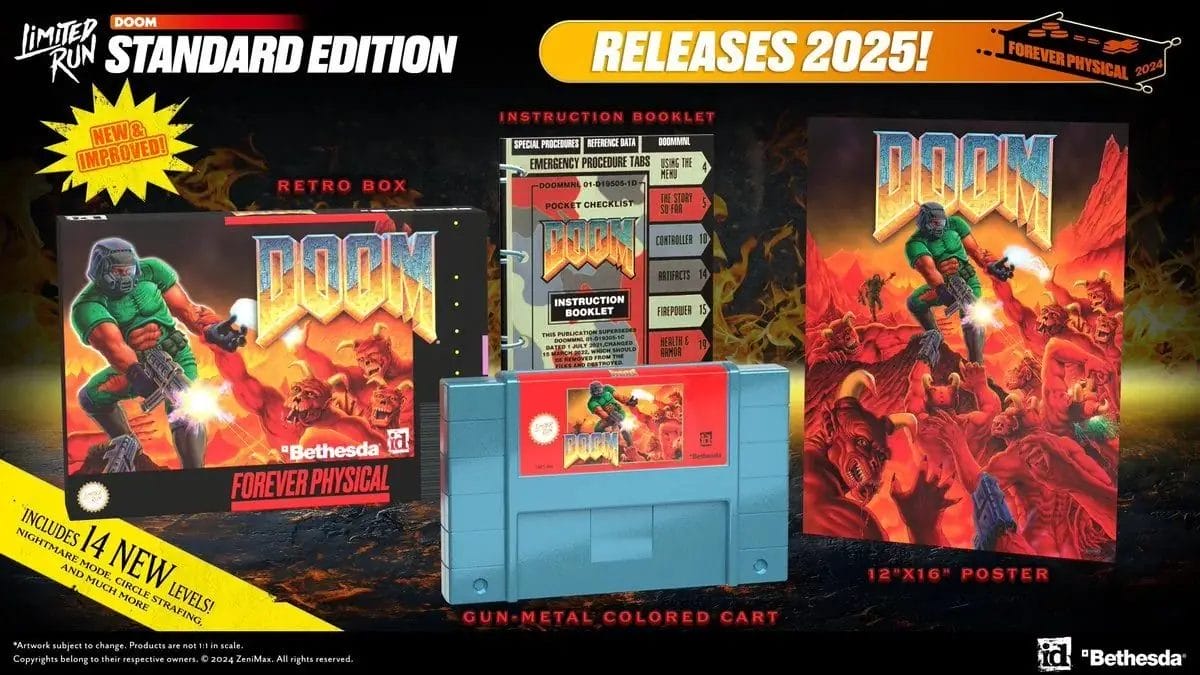 DOOM ritorna su SNES: edizione fisica da collezione in arrivo con Limited Run Games DOOM ritorna su SNES: edizione fisica da collezione in arrivo con Limited Run Games