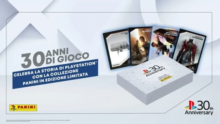 PlayStation celebra i 30 anni con Panini