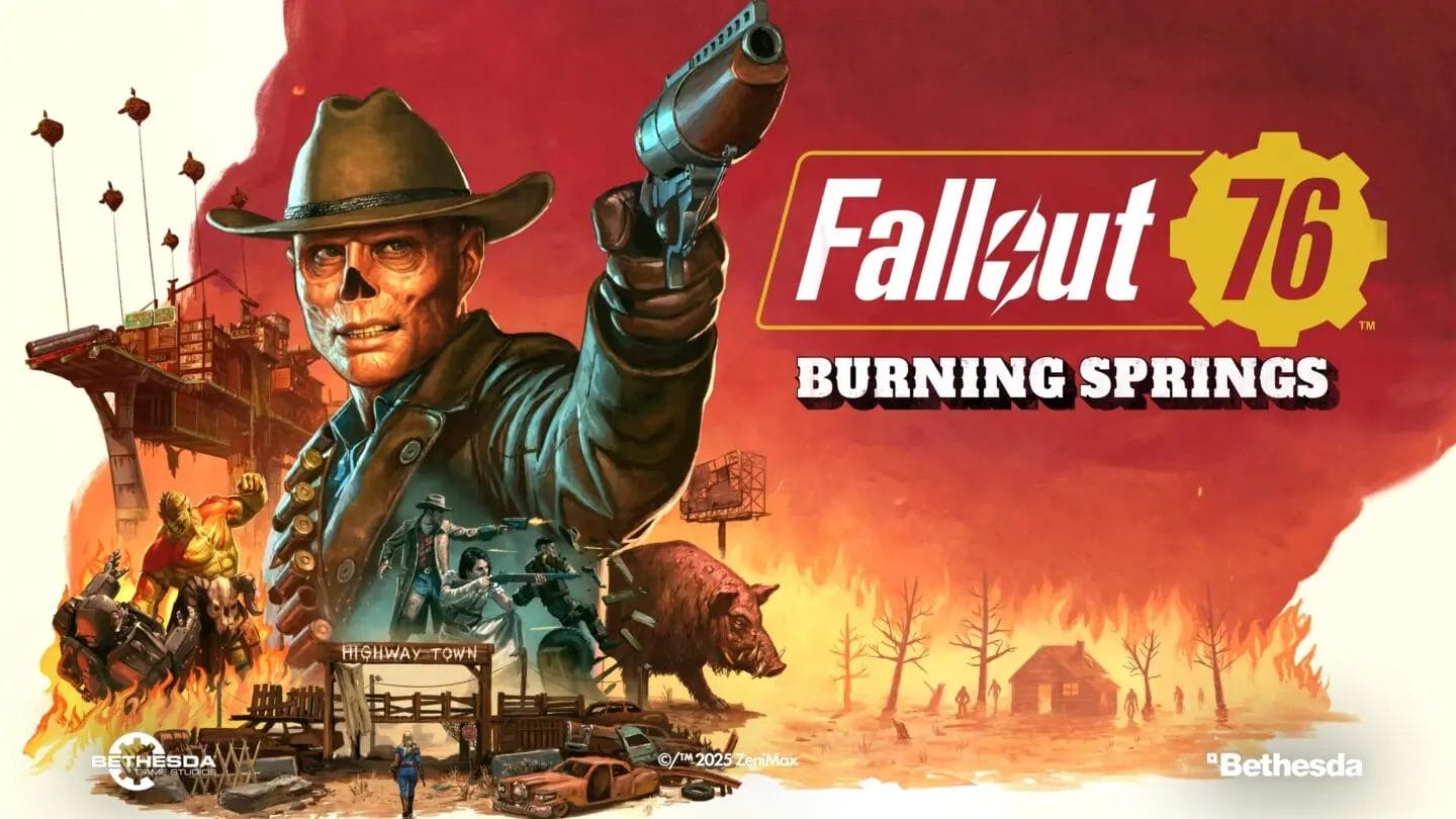 Fallout 76: l’aggiornamento gratuito “Burning Springs” arriva il 2 dicembre 2025, versione next gen attesa nel 2026 Fallout 76: l’aggiornamento gratuito “Burning Springs” arriva il 2 dicembre 2025, versione next gen attesa nel 2026
