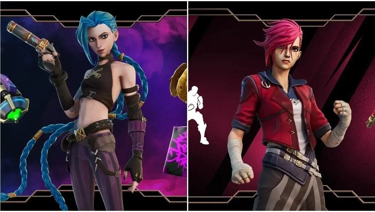 Fortnite: Le Skin di Vi e Jinx tornano dopo 4 anni